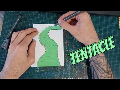 Noir Drawing Tentacle
