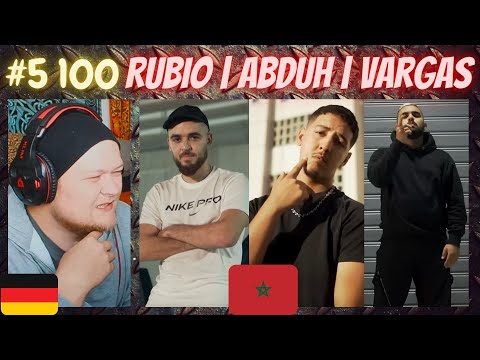 🇲🇦 Rubio - #5 100 Ft. Abduh & Vargas | GERMAN Reaction