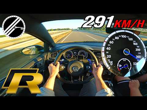 Thumbnail for VW Golf 7 R | 390 PS | *291 km/h* Top Speed German Autobahn No Speed Limit POV