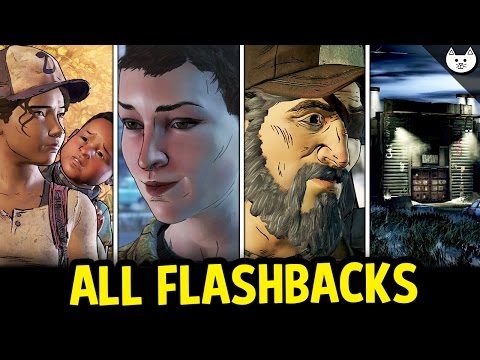 ALL EPISODE 1 FLASHBACKS (Kenny, Jane, Alone, Wellington) - The Walking Dead Game Season 3 Choices