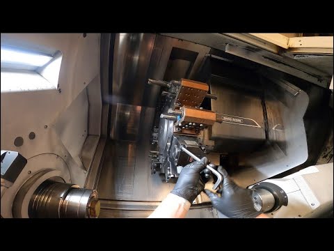 Full POV part set up on DMG Mori NL2500SY