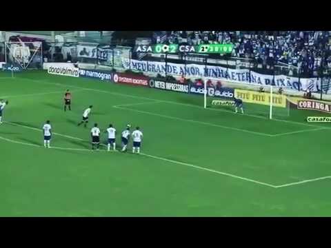 ASA 1 x 2 CSA - Defesa do Goleiro Mota