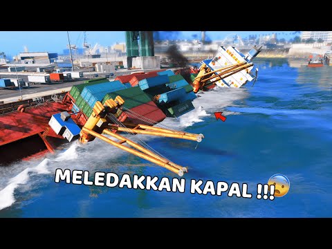 MISI EPIC MELEDAKKAN KAPAL BESAR DI GTA 5 - GTA 5 STORY