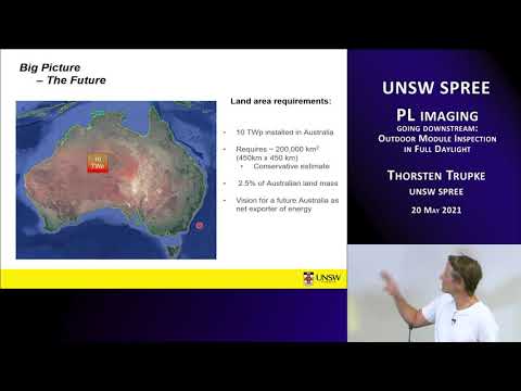 UNSW SPREE 202105-20 Thorsten Trupke - PL Imaging in Full Daylight