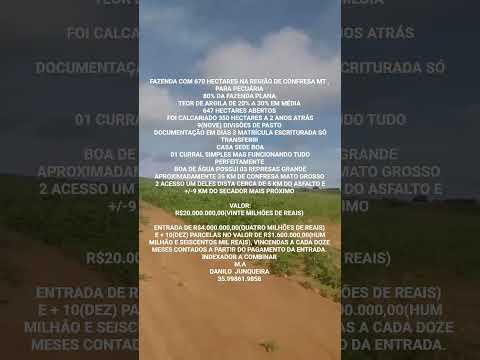 excelente oportunidade na região de CONFRESA MT