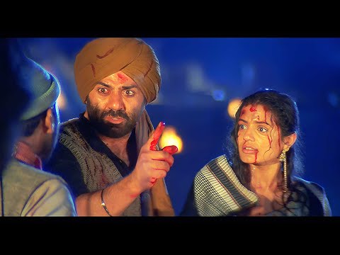 इसकी तरफ किसी ने आँख भी उठाई तो गर्दन उखाड़ दूँगा : ग़दर सनी देओल ज़बरदस्त सीन | Gadar | Sunny Deol