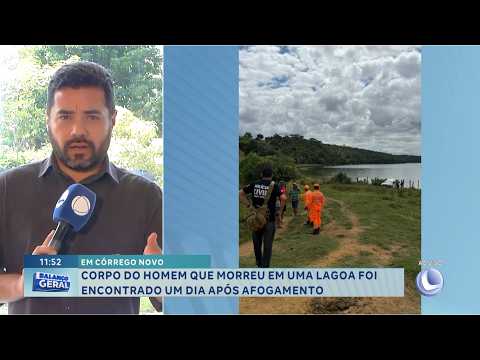 Córrego Novo: Corpo de homem é encontrado após afogamento em lagoa.