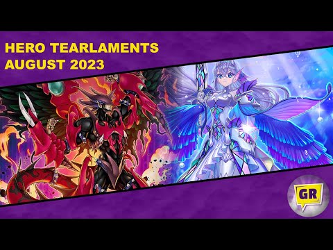 YU-GI-OH! 1ST PLACE WIN A MAT - HERO TEARLAMENTS - HEROS AUGUST DECK 2023