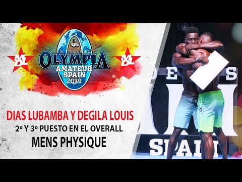 DIAS LUBAMBA Y DEGILA LOUIS NUEVOS IFBB PRO MENS PHYSIQUE MR  OLYMPIA AMATEUR SPAIN 2019