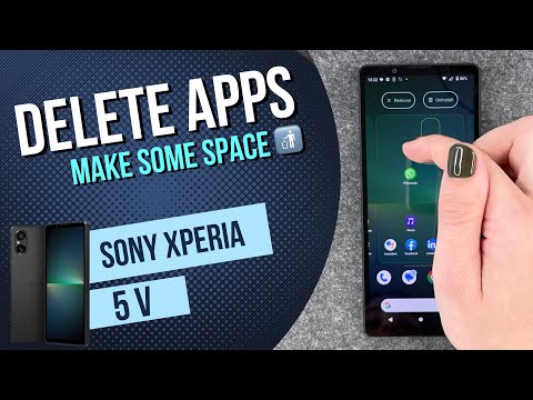 Sony Xperia 5 V - How to delete apps / How to uninstall apps • 📱 • 🔲 • 🚮 • Tutorial