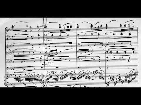 Arnold Schoenberg - Notturno for Strings and Harp (1895-96) [Score-Video]