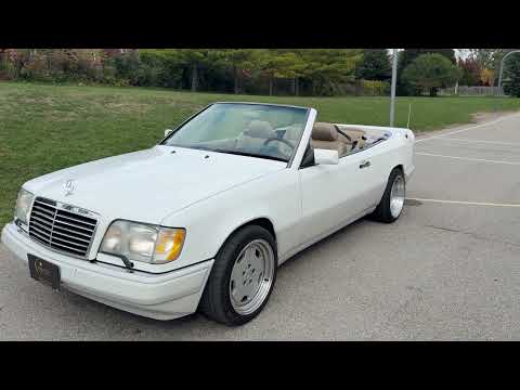 **SOLD on the CCC Buy-It-Now Lot** 1995 Mercedes-Benz E320 Convertible