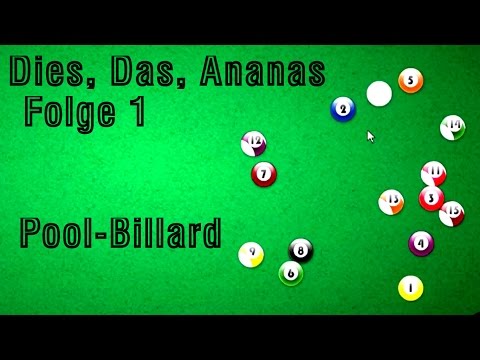 Pool-Billard 1 -Matthias vs. Stefanie-