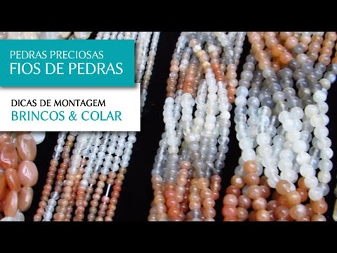 Novos Fios de Pedras da lua Naturais para Montagem de Semi Joias - Pedra Mística