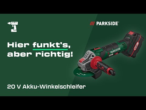 Der 20 V Akku-Winkelschleifer von PARKSIDE im #ToolTalk