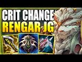 RIOT CHANGED THE CRIT ITEMS & RENGAR JUNGLE FEASTS ON THOSE! - Gameplay Guide League of Legends