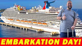 Embarkation Day on Carnival Breeze | Leaving Galveston | Solo Cruise Adventure