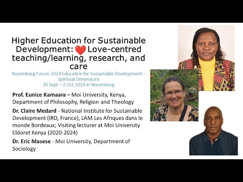 Nuremberg Forum 2024-Paper: Prof. Kamaara, Dr. Medard, Dr. Masese: A Love-centered Approach to ESD