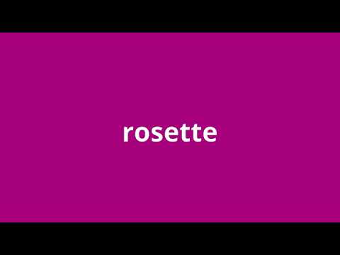 what is the meaning of rosette