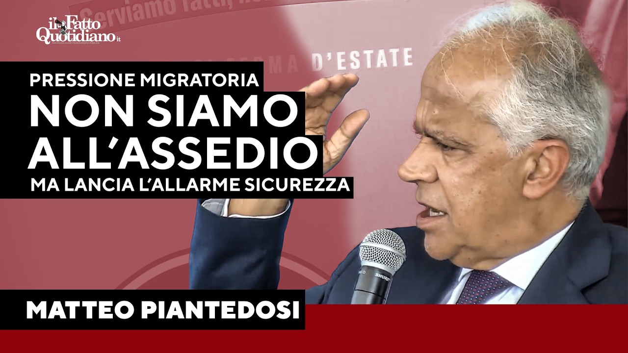 Migranti, Piantedosi insiste: “Non siamo all’assedio, ma il fenomeno è epocale”