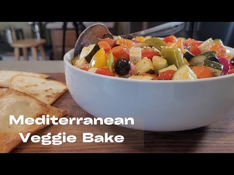 Mediterranean Vegetable Bake| Easy Delicious Roasted Vegetables Recipe| Roasted Veggie Recipe