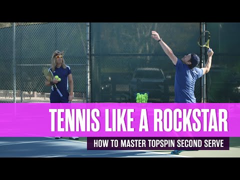 How to Master Slice on the Second Serve with Actor Tyler Johnson: Episode 3 - Tennis Like a Rockstar