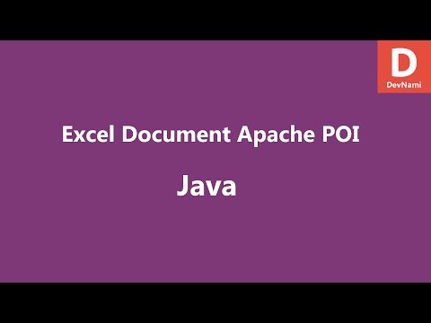 Create Excel File Java Apache POI