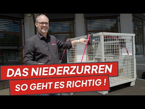 Ladungssicherung mit Niederzurren - Im Detail erklärt!