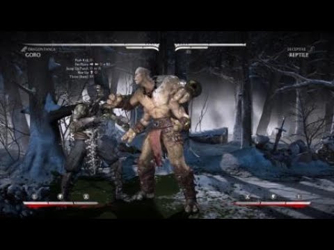 The %34 corner kombo with goro MKX