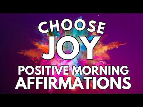 Choose JOY ✨ Positive GRATITUDE MORNING affirmations  ✨