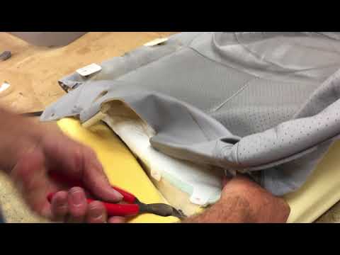 Toyota Highlander Seat Upholstery Removal and seat heater prep