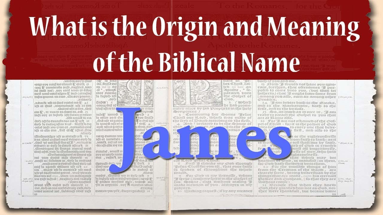 What does my name James mean? Tipseri