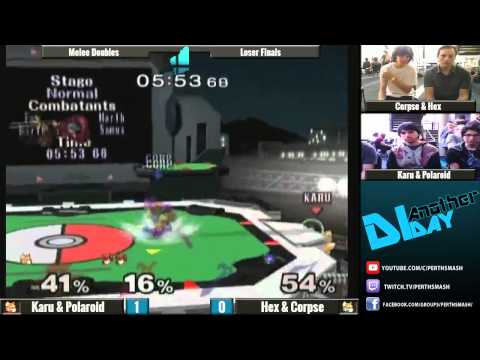 Corpse + Dekar(Hex Fill-in) v Karu + Polaroid Melee Doubles