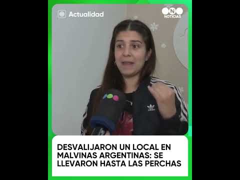 Local de ropa abrió hace menos de un mes y fue desvalijado en la madrugada