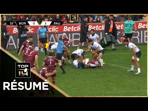 TOP 14 Saison 2024 2025 J08 - Résumé Union Bordeaux-Bègles - Section Paloise