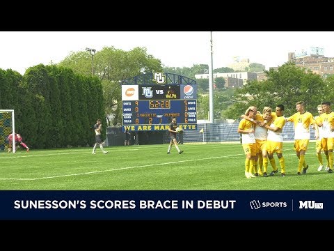 Sunesson's scores brace in debut