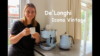 Видео обзор кофемашины и чайника Delonghi Icona Vintage