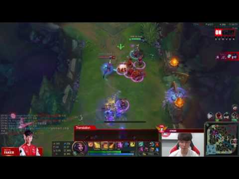 LeBlanc Humiliation - Faker's Stream Highlights (Translated)
