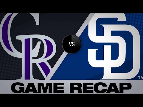 4/16/19: Rockies' offense rolls in win over Padres