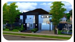 The Sims 4| House Build | Modern family house (Speed Build)