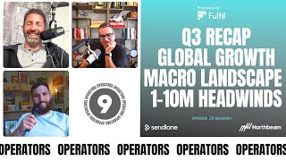 E025: Q3 Results, Global Growth, Scaling 1-10, Consumer Landscape Speculation, Interest Rates & More