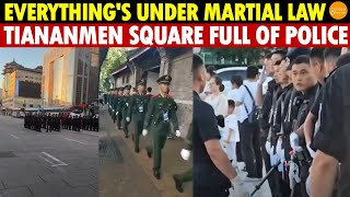 北京开始大规模镇压，天安门广场成为警戒区，所有道路被封锁