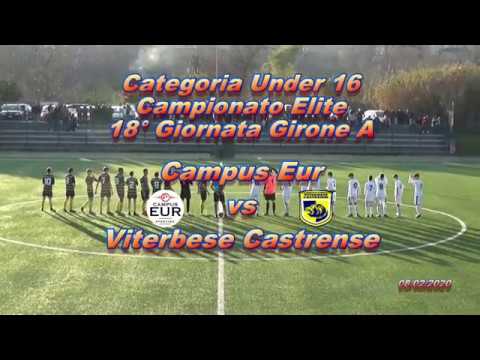 U16 Elite 18° Giornata Campus Eur vs Viterbese Castrense highlights 4k