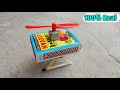 How To Make Matchbox Helicopter And DC Motor Homemade Helicopter Flying