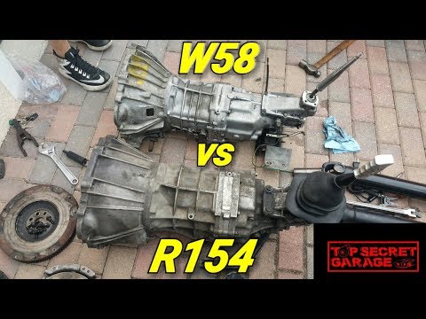 TOYOTA W58 VS R154 TRANSMISSION COMPARISON
