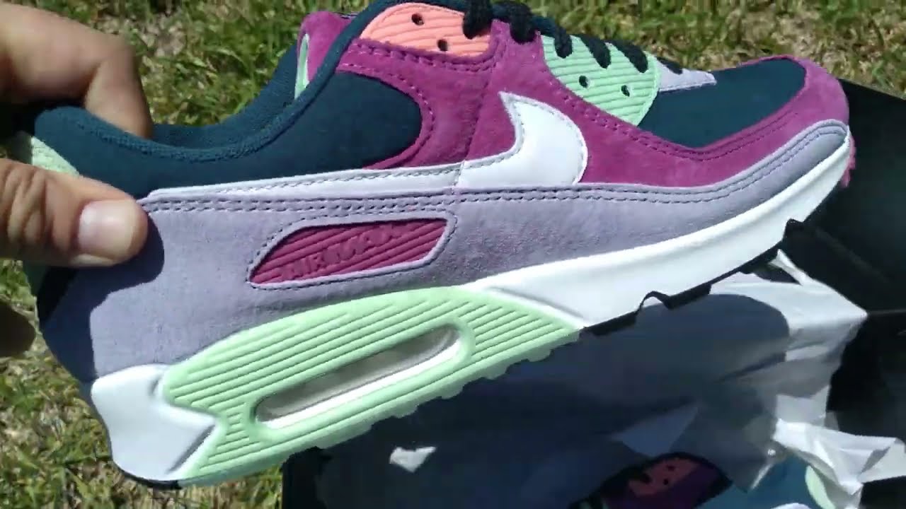 NIKE AIR MAX 90 NRG LIGHT BORDEAUX ARMORY NAVY DM0035-500 #Nike #AirMax90 #AirMax