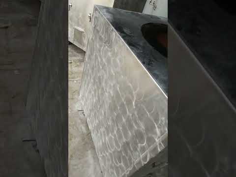 Ss square tandoor with stone top