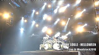 Dani Löble - Drummer of Helloween 🎃 Drum-Solo Woodstock 2010 #helloween #drums #drumsolo #daniloeble
