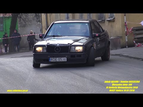Jakub GĄSIOR / Damian BIESZCZAD - Mercedes Benz 190 - VI Dębicka Motoorkiestra 2018 WOŚP Dębica