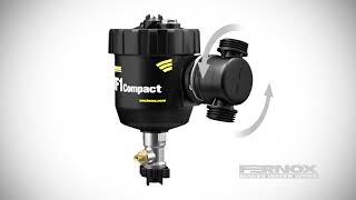 MAROX FERNOX TF1 COMPACT hydrocyklónový magnetický filter 3/4"